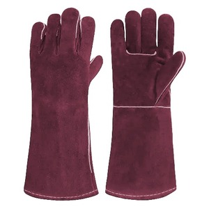 Guantes de Soldadura de Cuero de Primera Calidad, Impermeables, con Protección UV, Unisex, con Logotipo Personalizado, Diseño Personalizado para Uso en Exteriores, en Stock - Product Image 4