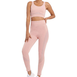 Conjunto de yoga personalizado con MOQ bajo para mujer, ropa deportiva ajustada de alta calidad, conjunto de yoga para mujer. - Product Image 6