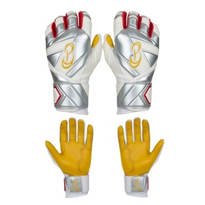 Gants de frappe de baseball et softball internationaux ROMAISA de haute qualité, 100 % polyester, fermeture auto-agrippante, pour gaucher, respirants - Product Image 5
