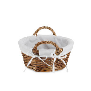 <b>Wicker</b> Decorative Storage <b>Basket</b> Home Decor Organizing Rattan Woven <b>Basket</b> - Product Image 2