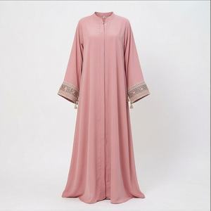 Abaya islamique de qualité supérieure pour femmes, manches longues, vêtements décontractés, respirants, avec soutien-gorge intégré, vente en gros, commande en gros - Product Image 1