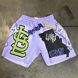 Pantalones cortos informales Unisex a precio de fábrica, ropa de calle, pantalones cortos multicolores de lana de algodón, entrenamiento, gimnasio, Fitness, correr, pantalones cortos con logotipo personalizado - Product Image 3