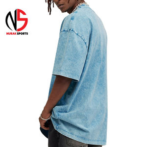 Camisetas Vintage Unisex Hechas a Medida Más Vendidas, Camiseta con Lavado Ácido para Hombre, Camiseta 100% Algodón para Hombre, Corte Holgado, Estampada 2026 - Product Image 1