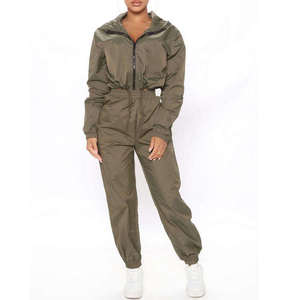 Conjunto de 2 Piezas de Chaqueta Cortavientos Casual para Mujer, Marca Privada, Material Duradero, Primavera/Verano, Transpirable, Poliéster/Nailon - Product Image 1