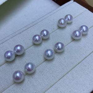 Pendientes de Perlas de Agua Dulce Naturales de Zhuji, 11-12 mm, Estilo Perla Edison, Redondos, Impecables, con Brillo Espejo, Modernos - Product Image 4