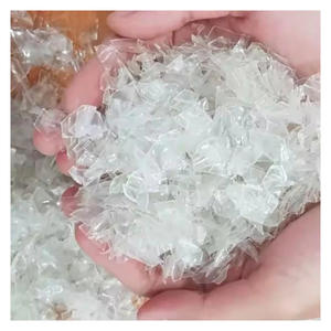 Flocons de PET transparents, déchets de bouteilles PET à faible contamination, matériau de recyclage pour fabricants de granulés RPET - Product Image 4