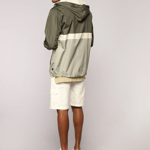 Veste coupe-vent personnalisée en nylon, zippée, imperméable, vintage, légère, pour homme, idéale pour la course et les activités de plein air - Product Image 2