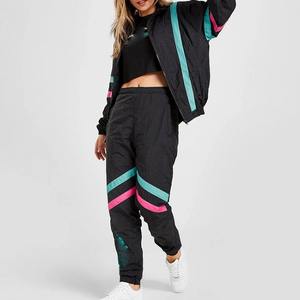 Breathable Windproof <b>Windbreaker</b> Sets Customized High Quality Custom <b>Womens</b> <b>Windbreaker</b> 2 Piece Set Polyester - Product Image 4