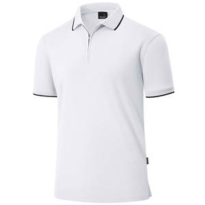 เสื้อโปโลซิป Eshel Intl สำหรับผู้ชาย ผ้าฝ้าย 180gsm ขนาดสั่งทำได้ ใส่ได้ทุกฤดูกาล ทรงพอดีตัว ผลิตจากโรงงานโดยตรง ขั้นต่ำในการสั่งซื้อน้อย จัดส่งทั่วโลก - Product Image 2