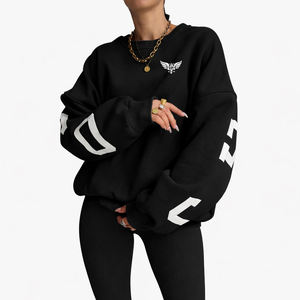 Sudadera Unisex Extra Grande Personalizada, Cuello Redondo, Color Verde Sólido, Estilo Urbano, Informal, de Forro Polar, Manga Larga - Product Image 2