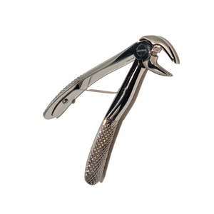 Forceps d'extraction dentaire en acier inoxydable, instrument manuel à poignée moletée, outil chirurgical de classe I pour l'élimination des dents - Product Image 4