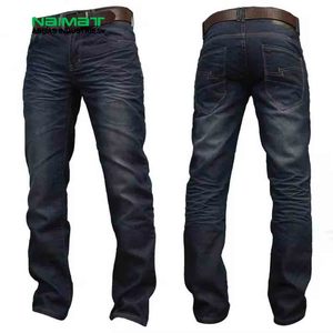 Jeans délavés foncés à effet vieilli, pantalons en coton à coupe confortable, exportateur de bas de pantalon en denim indigo, vente en gros d'usine - Product Image 6