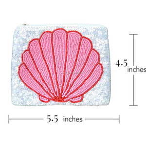 กระเป๋าคลัทช์ประดับลูกปัดเปลือกหอย งานแฮนด์เมด ปักเลื่อมมุก ลายดอกไม้ ผ้าฝ้าย กระเป๋าออกงานกลางคืน หรูหรา ดีไซน์เนอร์ สำหรับงานปาร์ตี้ งานแต่งงาน - Product Image 2