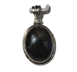 Collier pendentif en labradorite naturelle, fait main, avec cabochon serti clos, style bohème moderne, bijoux de gemmes sélectionnés, vente en gros - Product Image 4
