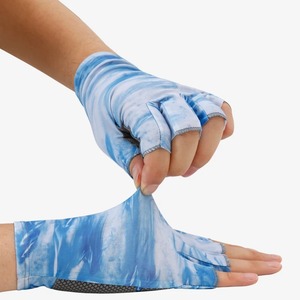 Customized Ice Silk Fishing Gloves UV Protection Thickened Palm Non-slip Design for Outdoor Cycling Unisex Spandex Material All - Product Image 3