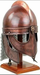 Armadura de Caballero Vikingo Nórdico Medieval, Casco de Cobre Pulido, Disfraz de Guerrero Griego Romano - Product Image 6