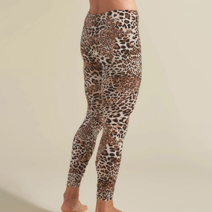 New Factory Out Leopard Fabric Printed Gym Pant Legging 100% Performance Polyester Gym Pant For Speed Box Jump - Product Image 3