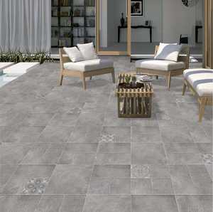 Floor <b>Tiles</b> <b>Interlocking</b> Series Modern Porcelain Antibacterial Firebrick Anti-Slip Exterior Bathroom Use Supermarket Outdoor - Product Image 4