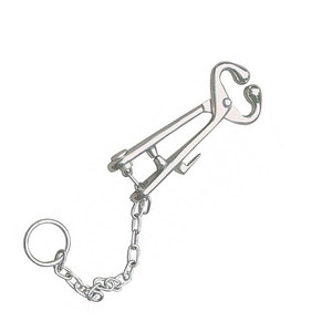 Dernier modèle de bague nasale en laiton pour bovins, bœufs et vaches, bague de bœuf en laiton de qualité supérieure pour la manipulation du bétail, usage vétérinaire et en ferme animale - Product Image 5