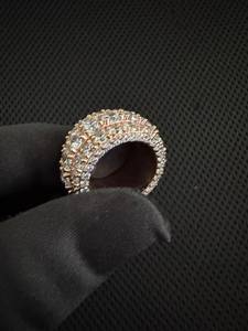 <b>Top</b> Selling Shreeji Jewels Luxury 925 <b>Silver</b> Moissanite Engagement Ring <b>Women</b> High Clarity Sparkling IGI Certified Bezel Set - Product Image 1