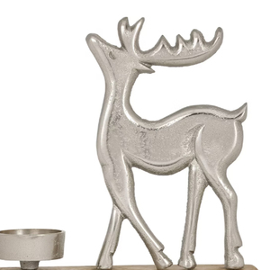 Juego de 2 Portavelas Metálicos con Forma de Jirafa, Decoración Navideña Metálica para el Hogar - Product Image 5