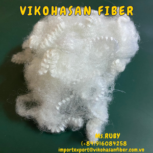 ราคาขายส่ง ใยสังเคราะห์ Vikohasan รีไซเคิลสีขาว 15D HS แบบกลวงเคลือบซิลิโคน สำหรับยัดไส้ของเล่น หมอน ผ้านวม เบาะรองนั่ง โซฟา เฟอร์นิเจอร์ - Product Image 5