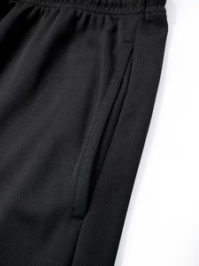 Wholesale Price Mesh Shorts Men's <b>Black</b> Quick Dry Bermuda Shorts Elastic Waist Solid Color Casual Polyester Sport Shorts - Product Image 6