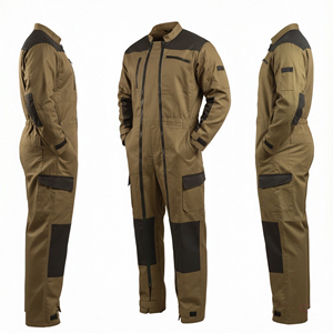 Vêtements de travail antistatiques pour hommes, combinaisons de travail de sécurité pour mécaniciens, multi-poches, double fermeture - Product Image 1
