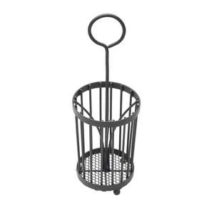 Porte-couverts décoratif en métal galvanisé pour cuisine, organiseur élégant d'ustensiles pour présentation sur comptoir - Product Image 6