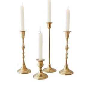 Gold Metal <b>Taper</b> <b>Candle</b> Holder Iron Candelabra Unique Candlestick Centerpiece For Dining Table Wedding Home Decor - Product Image 1