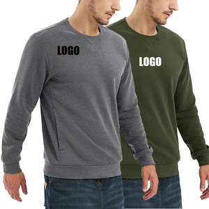 เสื้อสเวตเชิ้ตผู้ชายเนื้อหนา ผ้าคอตตอนผสมพรีเมียม ทรงหลวม คอกลม สไตล์ลำลอง แฟชั่นทันสมัยสำหรับใส่ในชีวิตประจำวัน - Product Image 2