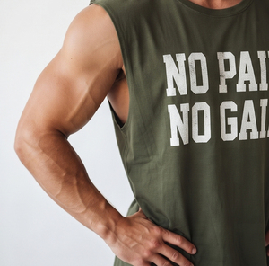 Débardeur sans manches pour homme, col rond, décontracté, pour la gym, la course à pied, l'entraînement, l'été, respirant, en coton et polyester - Product Image 4