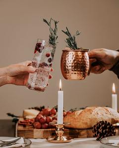 Taza de Café de Cobre Metálico para Cocina y Restaurantes, Taza de Cobre de 16 oz para Cerveza y Vodka - Product Image 3