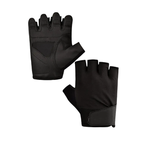 Gants de fitness demi-doigts en Spandex avec sangle de poignet réglable pour la musculation en salle de sport pour hommes, noirs - Product Image 4