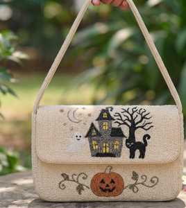 Bolso de Mano de Diseño con Cuentas de Algodón Ecológico, Bordado a Mano Tradicional Indio Multicolor, Brillante y Moderno para Uso Diario - Product Image 4