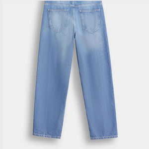 Pantalon en jean noir respirant pour homme, coupe classique, haute qualité, imperméable, écologique, en coton et élasthanne - Product Image 2