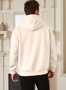 Custom logo <b>Men</b> Hoodies Unisex High Quality Anti-shrink Heavyweight Oversize Streetwear <b>Pullover</b> Stringless Hoodie Cotton Fleece - Product Image 3