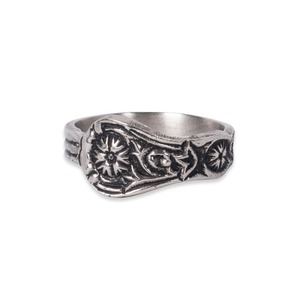 Elegante Anillo para Servilletas Estilo Vintage Plateado, Decoración de Mesa Rústica de Plata Antigua, Soporte para Servilletas con Asa de Peltre Antiguo - Product Image 6