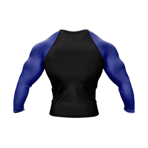 ผู้ผลิตเสื้อรัดกล้ามเนื้อแขนยาวแบบสั่งทำพิเศษสำหรับกีฬา BJJ MMA Grappling No Gi  เสื้อกีฬาแบบซับลิเมชั่น โรงงานรับผลิตแบบ OEM ODM - Product Image 5