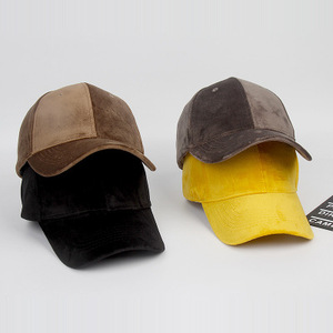 Casquette de baseball en velours doux de luxe, avec sangle réglable, chapeau décontracté streetwear, respirant, léger, à la mode, pour hommes et femmes - Product Image 1