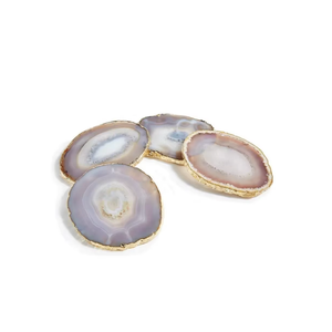 Vente flash : sous-verre en agate naturelle de haute qualité, pierre précieuse ronde en cristal pour table, support à café, décoration maison - Product Image 6