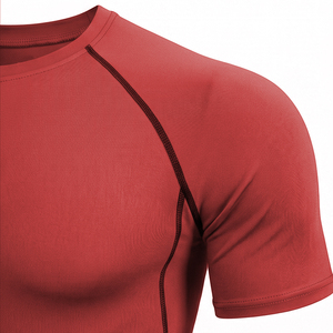 Camiseta Deportiva de Compresión de Manga Corta para Hombre, Ropa de Gimnasio y Fitness, Secado Rápido, para Correr - Product Image 4