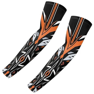 Manchon de compression respirant pour hommes et femmes, en nylon élastique, extensible, protection solaire UV, pour le sport et le coude - Product Image 4