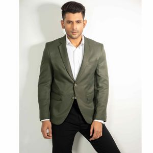 Chaqueta de Traje Slim de Doble Botonadura para Hombre, Personalizada con Logotipo, de Poliéster, Informal, para Oficina, Boda, Manga Larga - Product Image 3