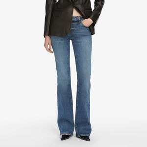 Women's Loose Fit Breathable Fleece <b>Jogger</b> Trousers Custom Logo Printed Mid Waist Casual Flat Front Design in light blue colour - Product Image 1