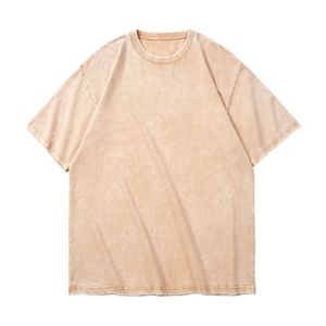 Custom logo Anime Printed Streetwear Black Boxy Tops Tee Summer Heavyweight Cotton Oversized <b>Drop</b> Shoulder Dtg <b>Acid</b> Wash t Shirt - Product Image 2