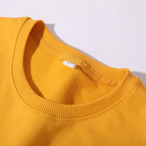 Sweat-shirt pour homme à col rabattu, fermeture éclair quart de tour, 100% coton, tricot uni, coupe ample décontractée, style streetwear, hiver - Product Image 3