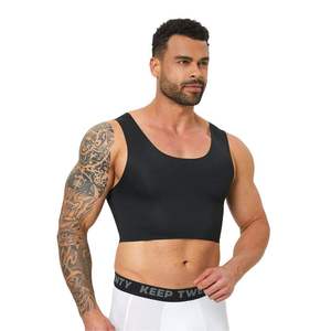 เสื้อผ้าออกกำลังกายปากีสถาน FTM บอดี้สูท ซ่อนภาวะหน้าอกโต เสื้อกล้ามรัดหน้าอก บราผู้ชาย - Product Image 2