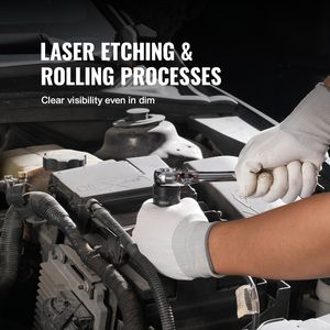 Set di Chiavi a Bussola a Impatto Ultra-Corte da 3/8'' 15 Pezzi, Metriche 10-24mm, in Acciaio Legato Cr-Mo a 6 Punte per Facile Riparazione Auto - Product Image 5