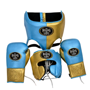 Oem No Boxing No Life - Set de Entrenamiento de Boxeo Profesional de Cuero, Guantes Premium, Protector de Cabeza, Protector Inguinal, Kit para Adultos para Artes Marciales - Product Image 5
